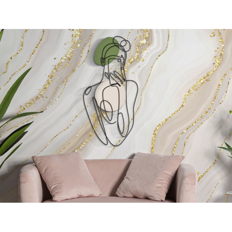 PANNEAU MURAL LADY COLOR CM 40X1,3X80