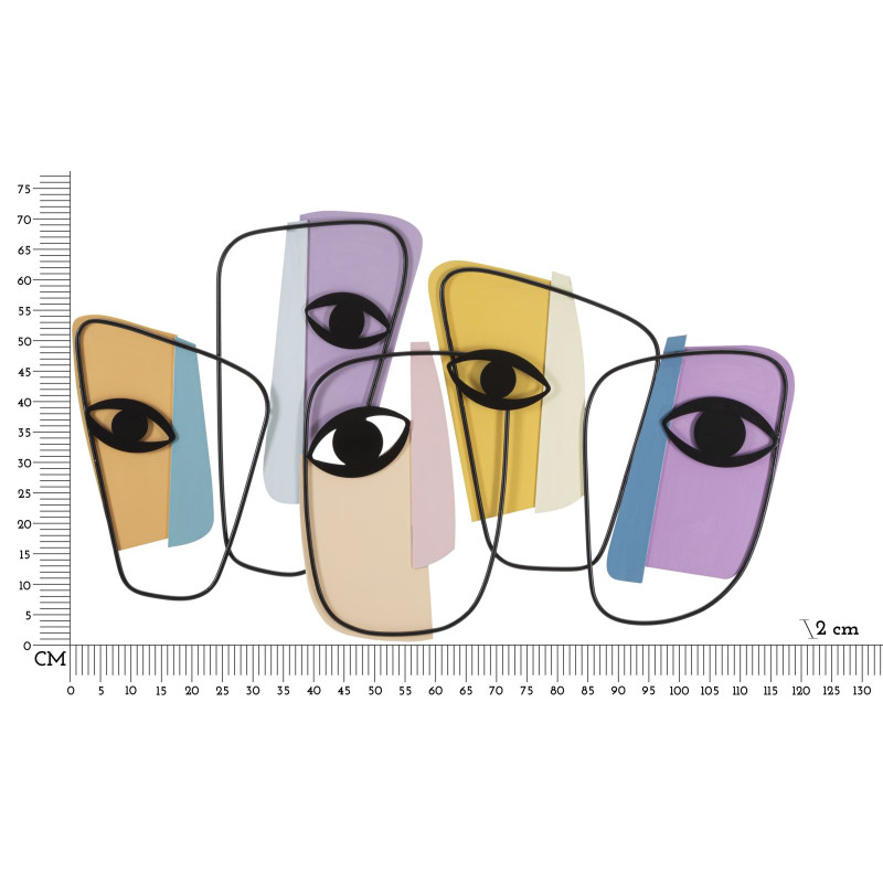 PANNEAU MURAL YEUX -A- CM 120X2X72