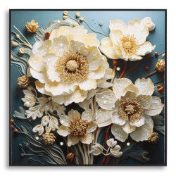 PEINTURE SUR TOILE LAQUÉE...