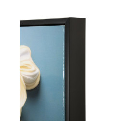 PEINTURE SUR TOILE LAQUÉE NARCY -N- AVEC CADRE CM 82X4X82