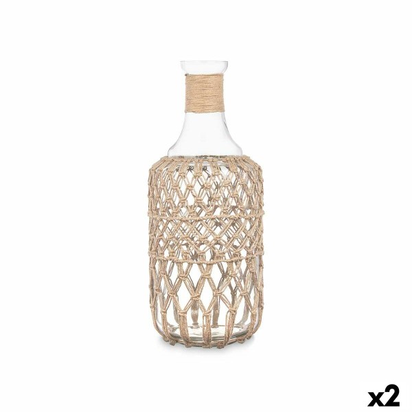 Bouteille Transparent 19 x 48 cm Décorative (2 Unités)