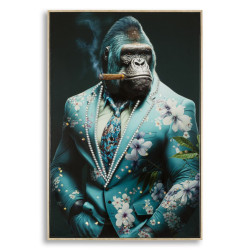 PEINTURE SUR TOILE LAQUÉE...