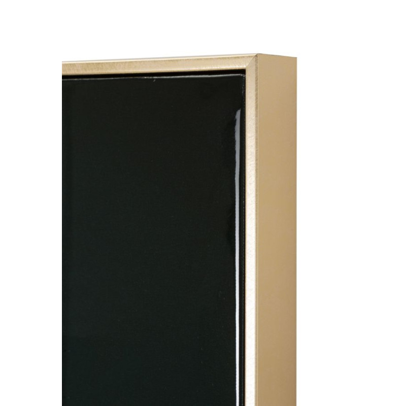 PEINTURE SUR TOILE LAQUÉE KONGY -A- AVEC CADRE CM 62X4X92