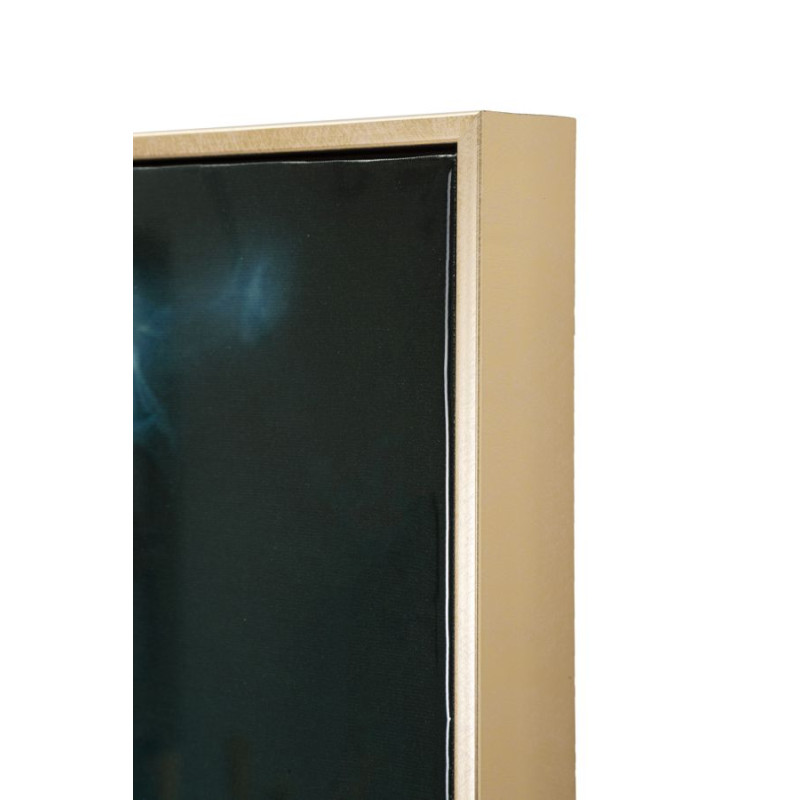 PEINTURE SUR TOILE LAQUÉE KONGY -B- AVEC CADRE CM 62X4X92
