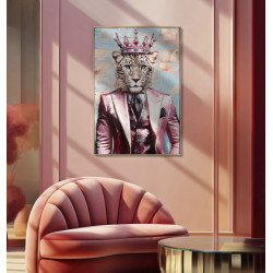 PEINTURE SUR TOILE KING -B- C/CADRE 82X4.5X122