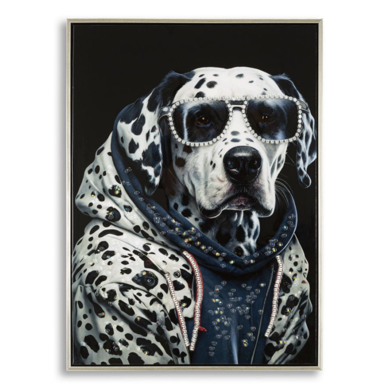 PEINTURE SUR TOILE LAQUÉE AVEC CADRE CM 53X3X73
