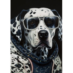 PEINTURE SUR TOILE LAQUÉE AVEC CADRE CM 53X3X73