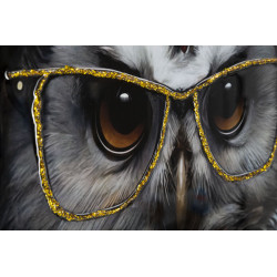 PEINTURE SUR TOILE LAQUÉE EDVY AVEC CADRE CM 53X3X73