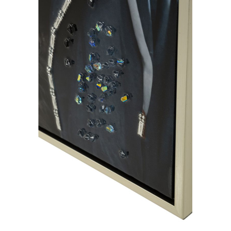 PEINTURE SUR TOILE LAQUÉE EDVY AVEC CADRE CM 53X3X73