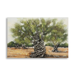 PEINTURE SUR TOILE OLIVE...