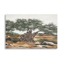 PEINTURE SUR TOILE OLIVE...