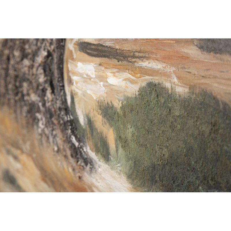 PEINTURE SUR TOILE OLIVE -B- CM 120X3,8X80
