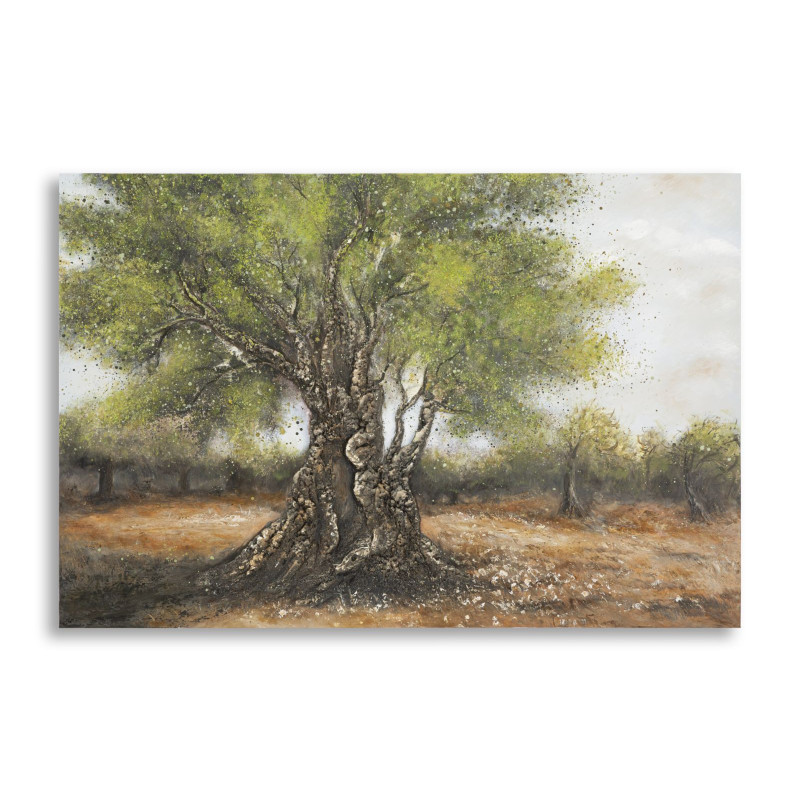 PEINTURE SUR TOILE OLIVE -C- CM 120X3,8X80