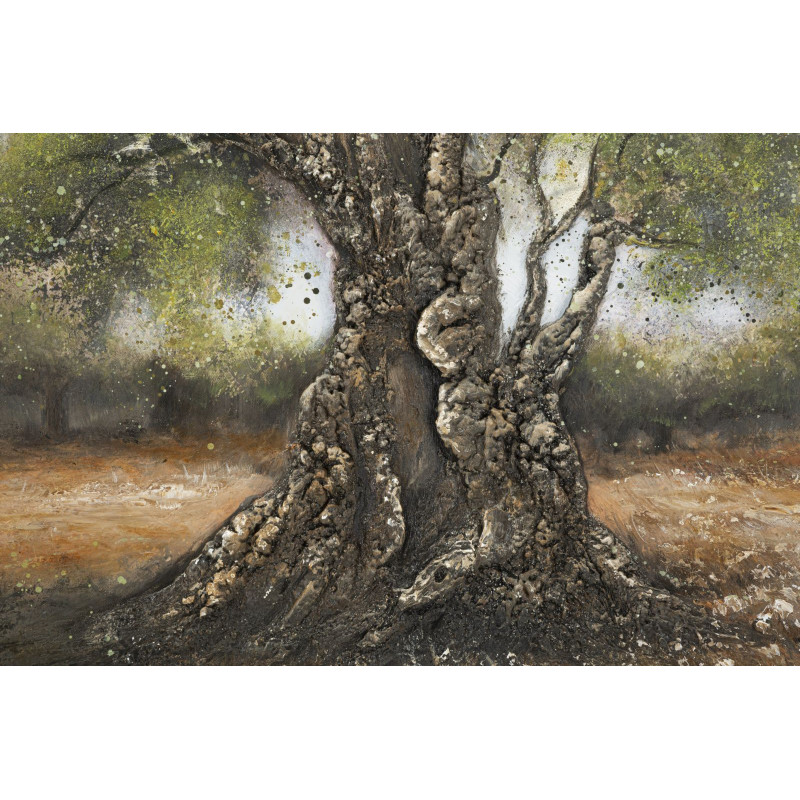 PEINTURE SUR TOILE OLIVE -C- CM 120X3,8X80