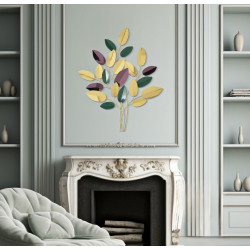 PANNEAU MURAL COLORÉ CM 81,9X3,8XX97