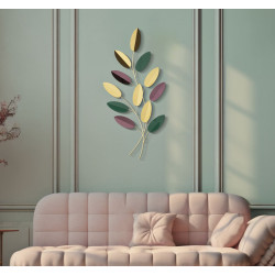 PANNEAU MURAL COLORÉ CM 31X1,9X61