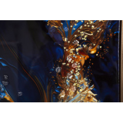 IMPRESSION SUR TOILE LAQUÉE AVEC CADRE ANDROMEDA -A- CM 60X4X90
