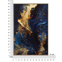 IMPRESSION SUR TOILE LAQUÉE AVEC CADRE ANDROMEDA -A- CM 60X4X90