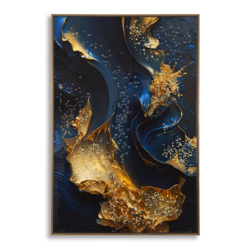 IMPRESSION SUR TOILE LAQUÉE AVEC CADRE ANDROMEDA -B- CM 60X4X90