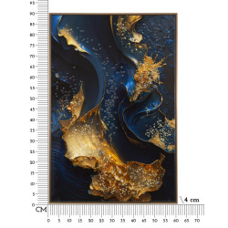 IMPRESSION SUR TOILE LAQUÉE AVEC CADRE ANDROMEDA -B- CM 60X4X90