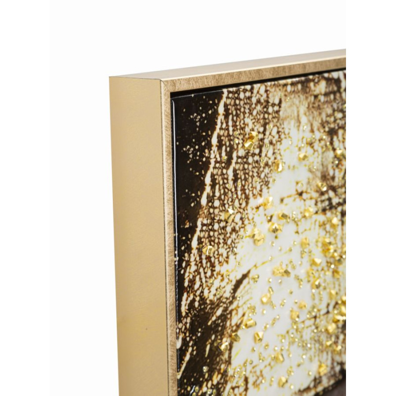 PEINTURE SUR TOILE LAQUÉE NAIROBI AVEC CADRE -B- CM 52X4X102