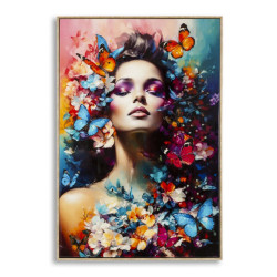 PEINTURE SUR TOILE LAQUÉE...