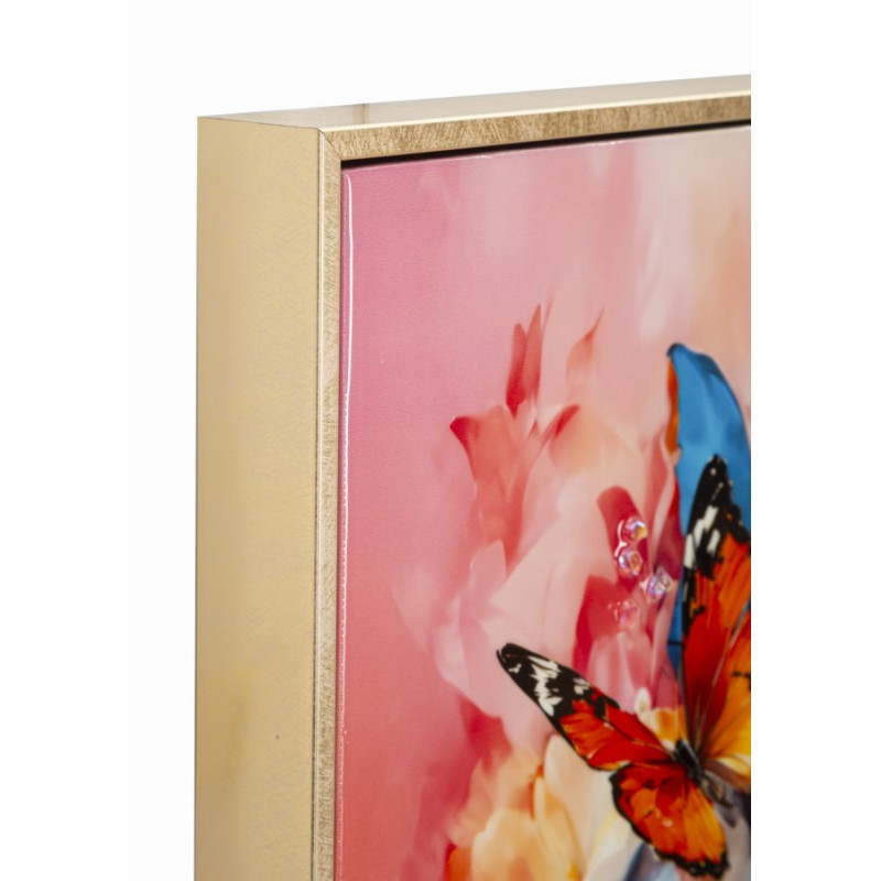 PEINTURE SUR TOILE LAQUÉE MARTY AVEC CADRE -A- CM 62X4X92