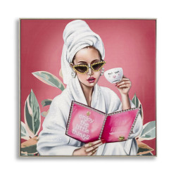 PEINTURE SUR TOILE LAQUÉE...