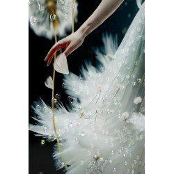 PEINTURE SUR TOILE LAQUÉE DANSANT AVEC CADRE -A- CM 72X4X102