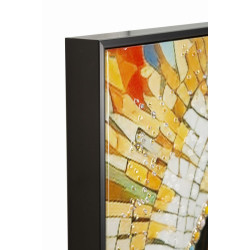 PEINTURE SUR TOILE LAQUÉE MADONNA -A- AVEC CADRE CM 72X4X102