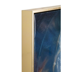 TABLEAU SUR TOILE LAQUÉE JÉSUS AVEC CADRE CM 72X4X102