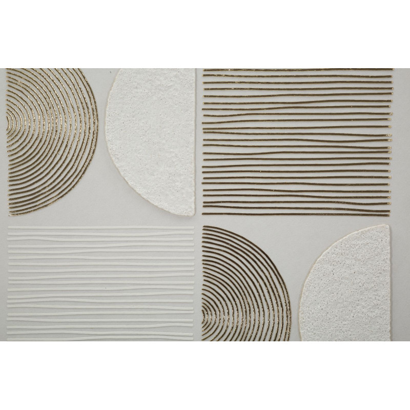 PEINTURE SUR TOILE ABSTRAITE AVEC CADRE -B- CM 60X3X60