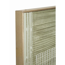 IMPRESSION PEINTE SUR TOILE AVEC CADRE -A- CM 60X3X60