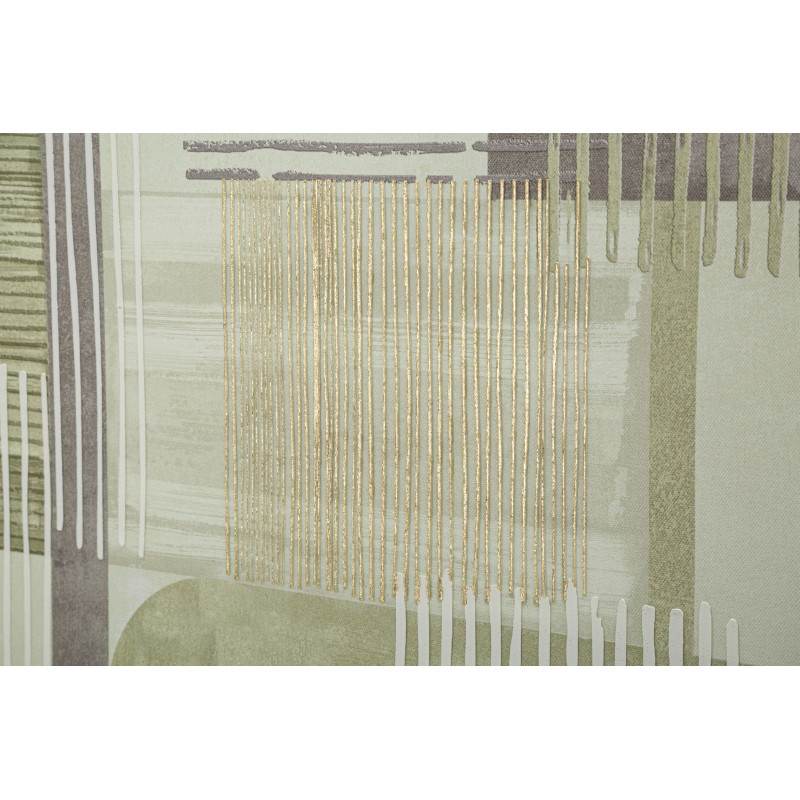 IMPRESSION PEINTE SUR TOILE AVEC CADRE -A- CM 60X3X60