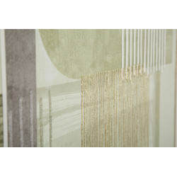 IMPRESSION PEINTE SUR TOILE AVEC CADRE -A- CM 60X3X60