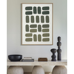PEINTURE SUR TOILE 3D AVEC CADRE -A- CM 60X2,9X80