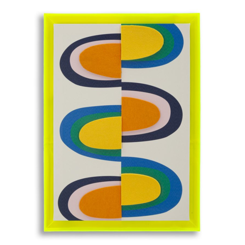 IMPRESSION SUR TOILE POP ART AVEC CADRE -A- CM 50X3,3X70