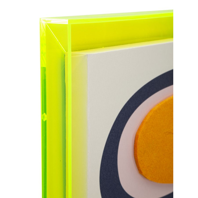 IMPRESSION SUR TOILE POP ART AVEC CADRE -A- CM 50X3,3X70