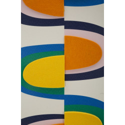 IMPRESSION SUR TOILE POP ART AVEC CADRE -A- CM 50X3,3X70