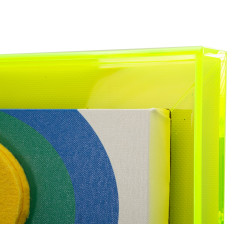 IMPRESSION SUR TOILE POP ART AVEC CADRE -A- CM 50X3,3X70