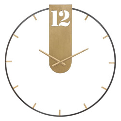 HORLOGE MURALE DOREE CM Ø...