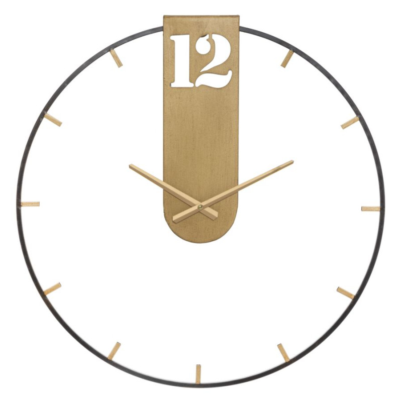 HORLOGE MURALE DOREE CM Ø 60X4,5
