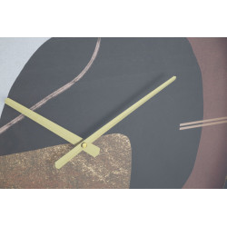 HORLOGE MURALE ART ROUGE CM Ø 60X6