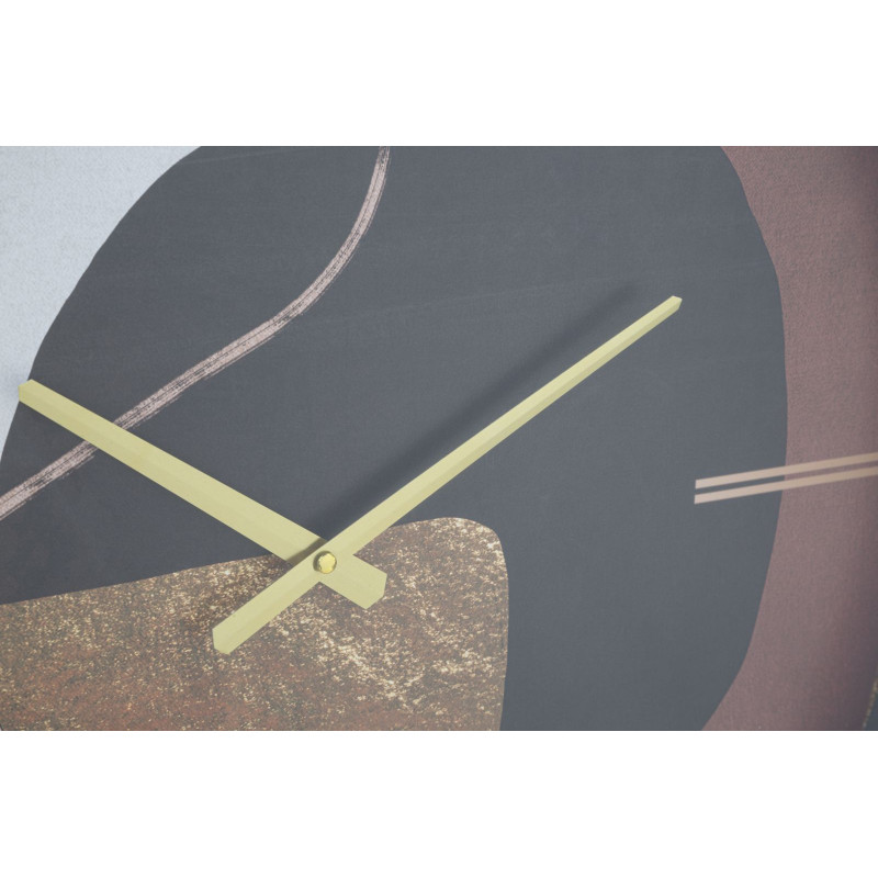 HORLOGE MURALE ART ROUGE CM Ø 60X6
