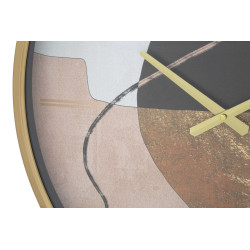 HORLOGE MURALE ART ROUGE CM Ø 60X6