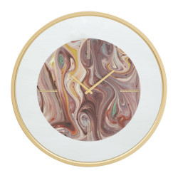 HORLOGE MURALE MIROIR MIX...