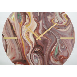 HORLOGE MURALE MIROIR MIX CM Ø 60X5