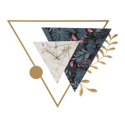 HORLOGE MURALE TRIANGLE CM...