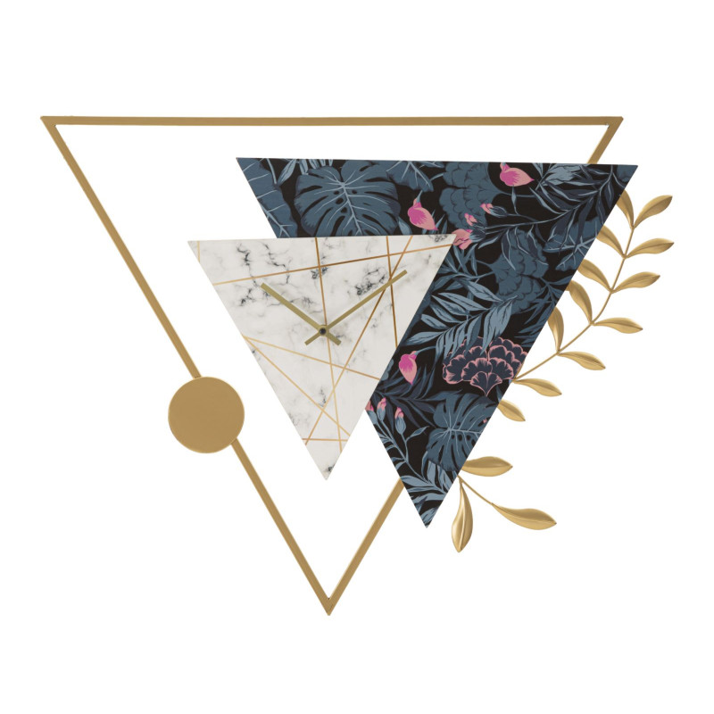 HORLOGE MURALE TRIANGLE CM 75X4,5X59