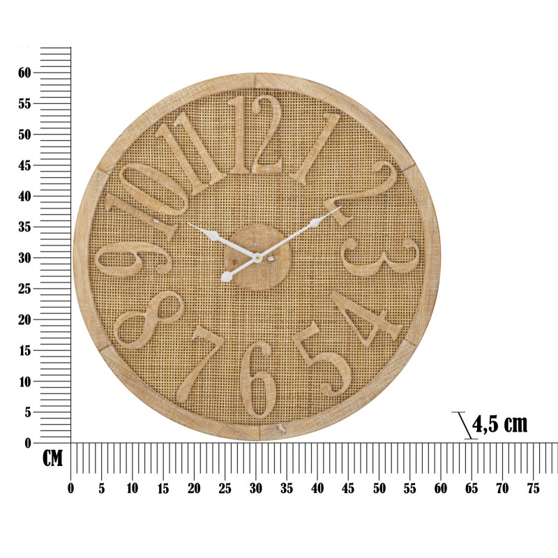HORLOGE MURALE BOHO CM Ø 60X4,5